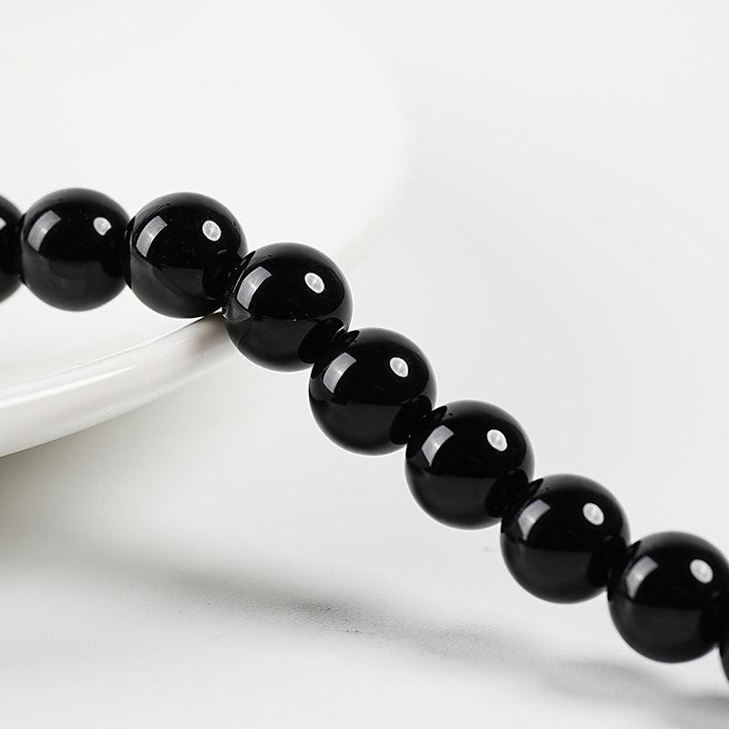 8/10/12mm Obsidian beads Wholesale - Free Shipping Over 300USD - Price at $ 1.40 /pc