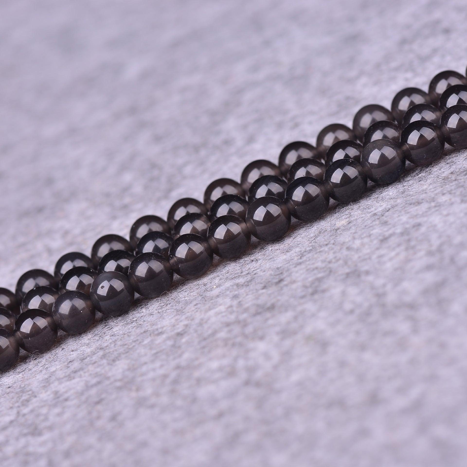 8/10/12mm Apache Tears obsidian Beads Wholesale - Free Shipping Over 300USD - Price at $ 9.00 /pc