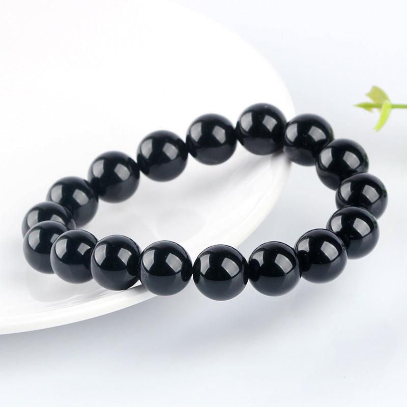 8/10/12mm Obsidian bracelet Wholesale - Free Shipping Over 300USD - Price at $ 2.00 /pc