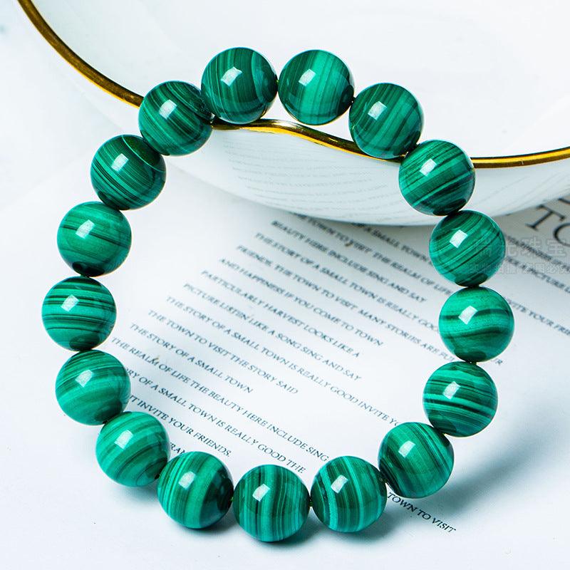 8/10mm Malachite bracelet Wholesale - Free Shipping Over 300USD - Price at $ 10.50 /pc