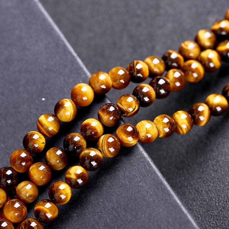8/10mm Tiger Eye beads Wholesale - Free Shipping Over 300USD - Price at $ 4.00 /pc