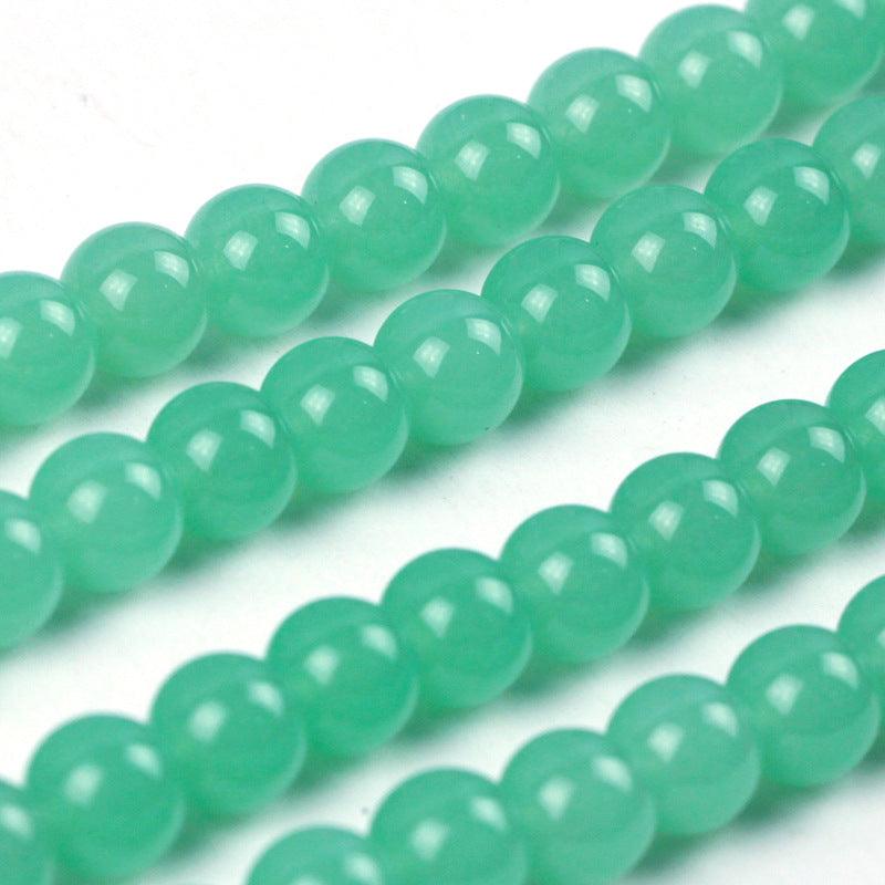 8/10/12mm Green Carnelian Beads Wholesale - Free Shipping Over 300USD - Price at $ 4.00 /pc