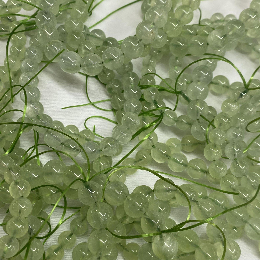 8mm Prehnite bracelet Wholesale - Free Shipping Over 300USD - Price at $ 13.20 /pc