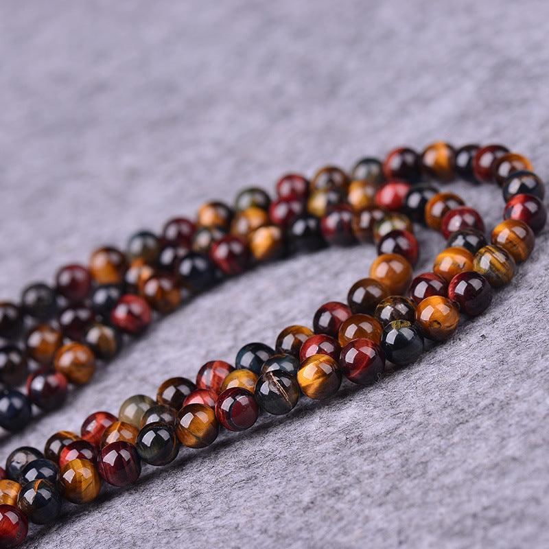 8/10/12mm Colorful Tiger Eyes Beads Wholesale - Free Shipping Over 300USD - Price at $ 12.00 /pc
