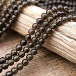 8mm moldavite beads