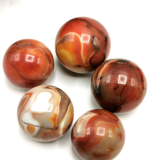 fire agate sphere