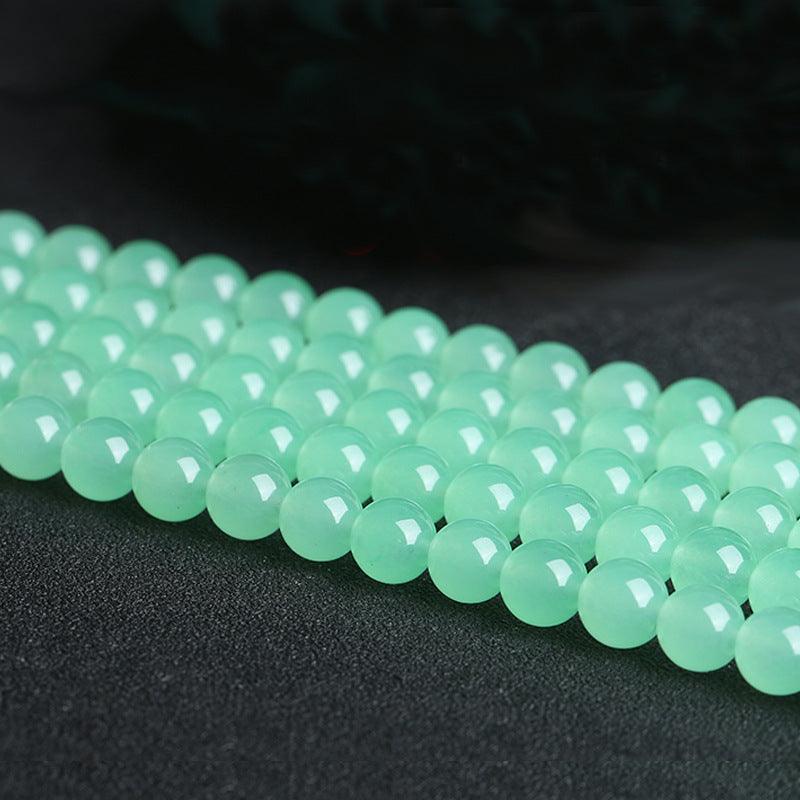 8/10/12mm Green Carnelian Beads Wholesale - Free Shipping Over 300USD - Price at $ 4.00 /pc