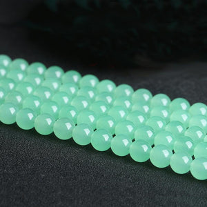 8/10/12mm Green Carnelian Beads Wholesale - Free Shipping Over 300USD - Price at $ 4.00 /pc