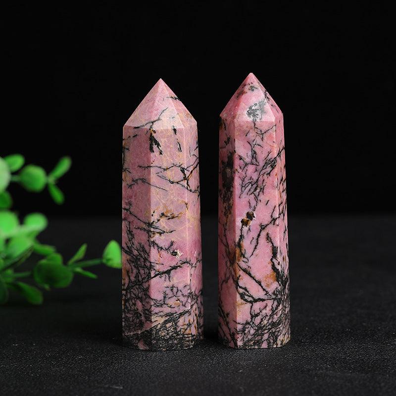 5-9cm Rhodonite tower Wholesale - Free Shipping Over 300USD - Price at $ 44.00 /pc