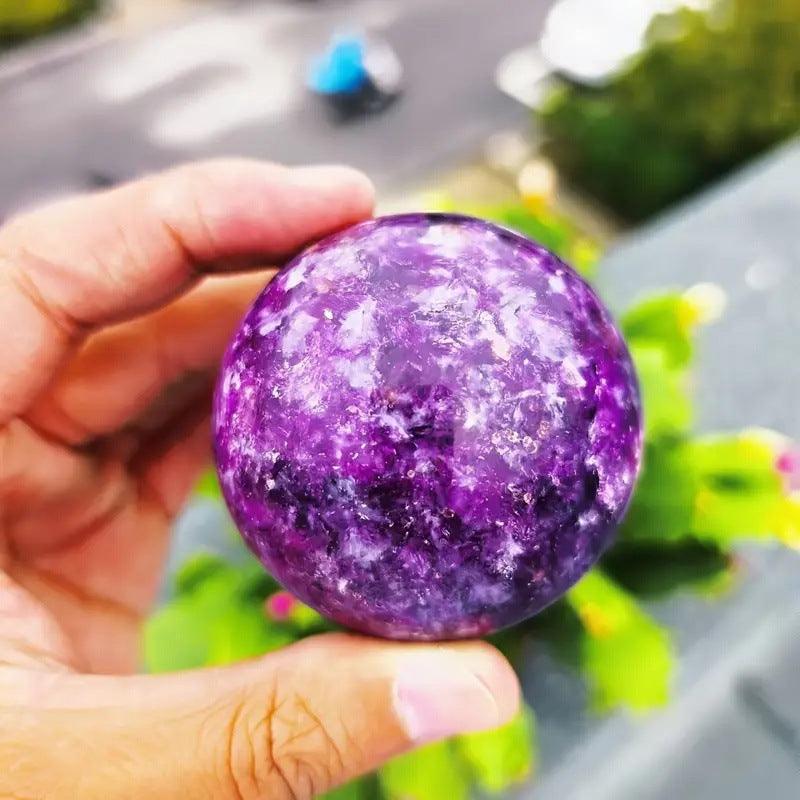 5-8cm Lepidolite sphere Wholesale - Free Shipping Over 300USD - Price at $ 50.00 /pc