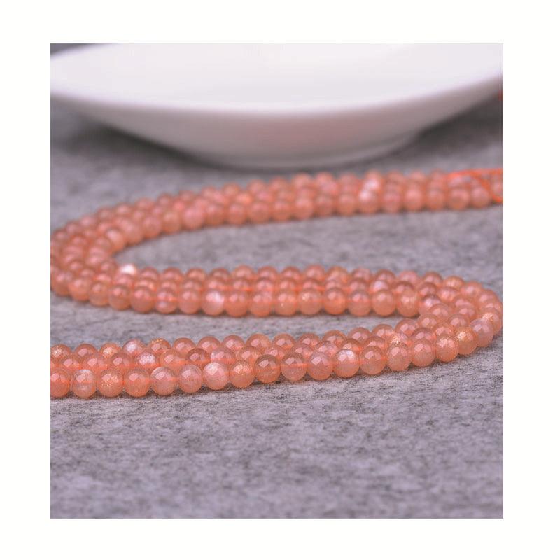 6/8/10mm Sunstone beads Wholesale - Free Shipping Over 300USD - Price at $ 18.00 /pc