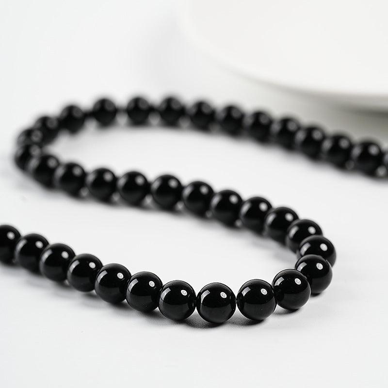 8/10/12mm Obsidian beads Wholesale - Free Shipping Over 300USD - Price at $ 1.40 /pc