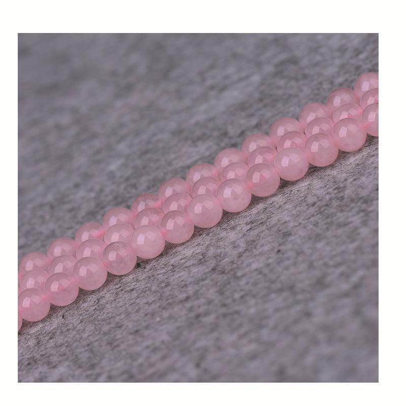 8/10/12mm Mozambique Rose Quartz Beads Wholesale - Free Shipping Over 300USD - Price at $ 17.00 /pc