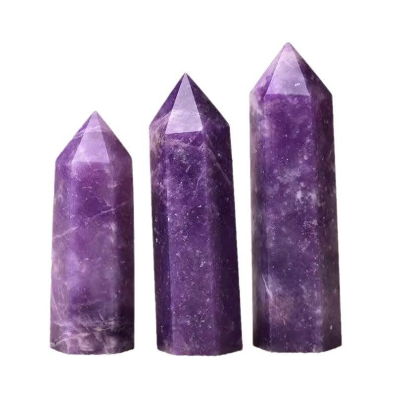 5-9cm Lepidolite tower point Wholesale - Free Shipping Over 300USD - Price at $ 39.00 /pc