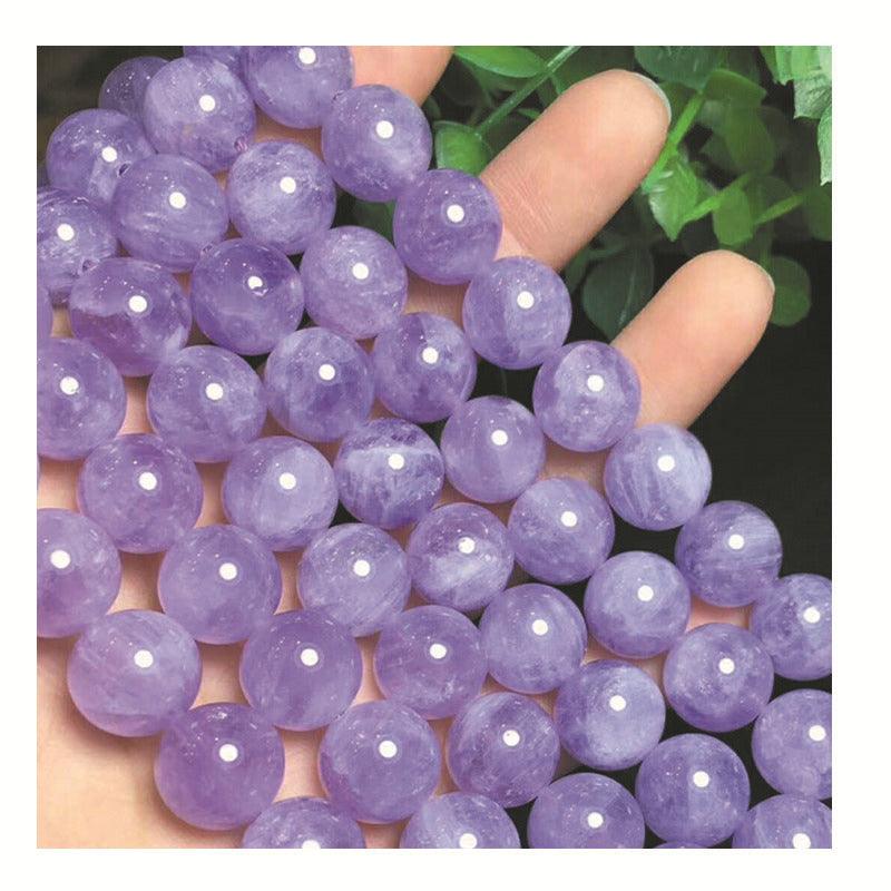 8/10/12mm Lavender Amethyst Beads Wholesale - Free Shipping Over 300USD - Price at $ 20.00 /pc