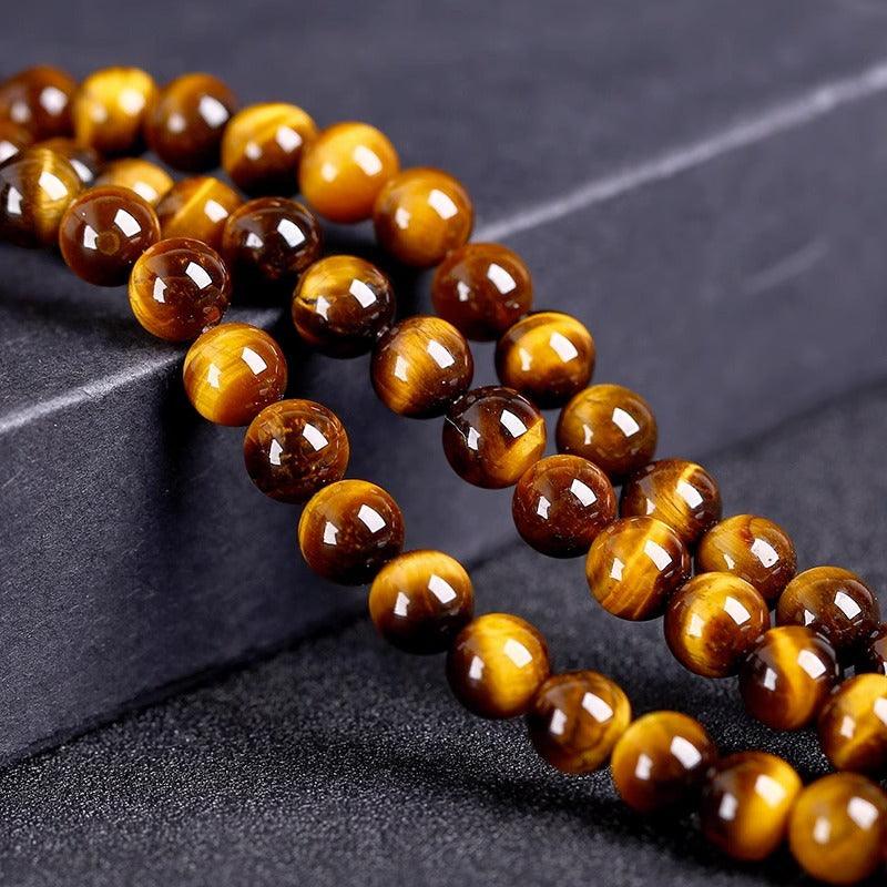 8/10mm Tiger Eye beads Wholesale - Free Shipping Over 300USD - Price at $ 4.00 /pc