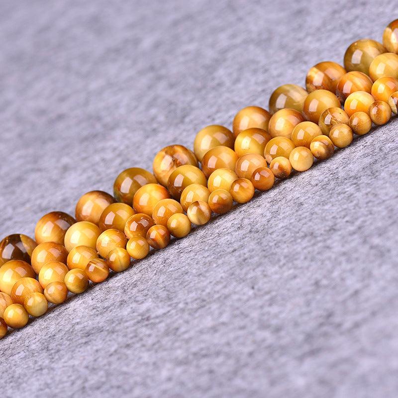 8/10/12mm Gold Tiger Eyes Beads Wholesale - Free Shipping Over 300USD - Price at $ 32.00 /pc