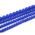 8/10/12mm Blue Carnelian Beads Wholesale - Free Shipping Over 300USD - Price at $ 4.00 /pc