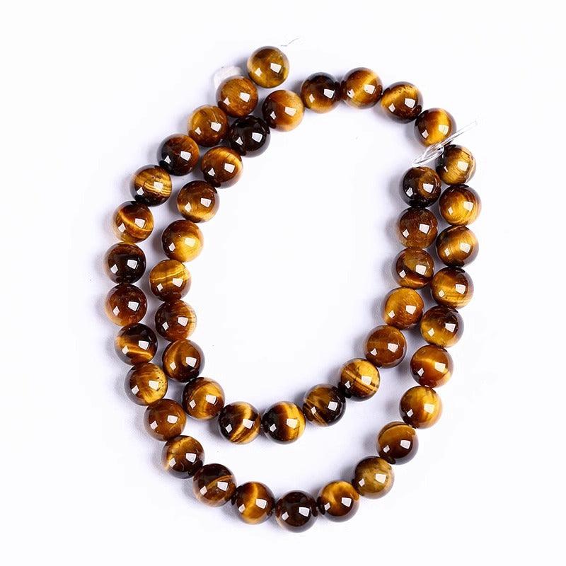 8/10mm Tiger Eye beads Wholesale - Free Shipping Over 300USD - Price at $ 4.00 /pc