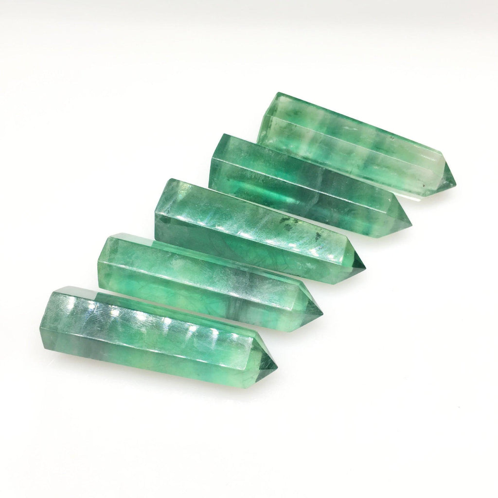 5-9CM Fluorite tower point Wholesale - Free Shipping Over 300USD - Price at $ 33.00 /pc
