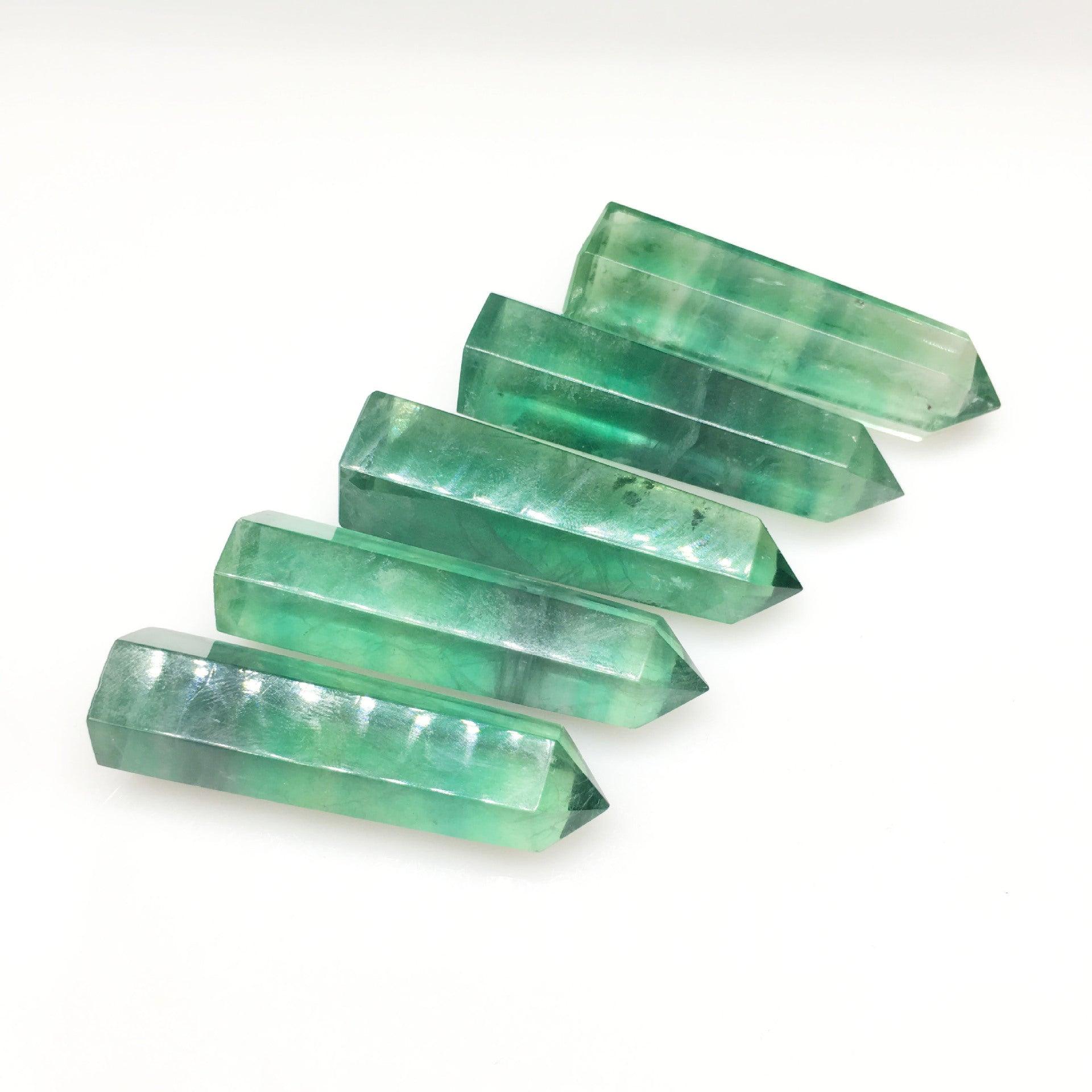 5-9CM Fluorite tower point Wholesale - Free Shipping Over 300USD - Price at $ 33.00 /pc