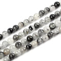 8/10/12mm black rutilated quartz Beads Wholesale - Free Shipping Over 300USD - Price at $ 10.00 /pc
