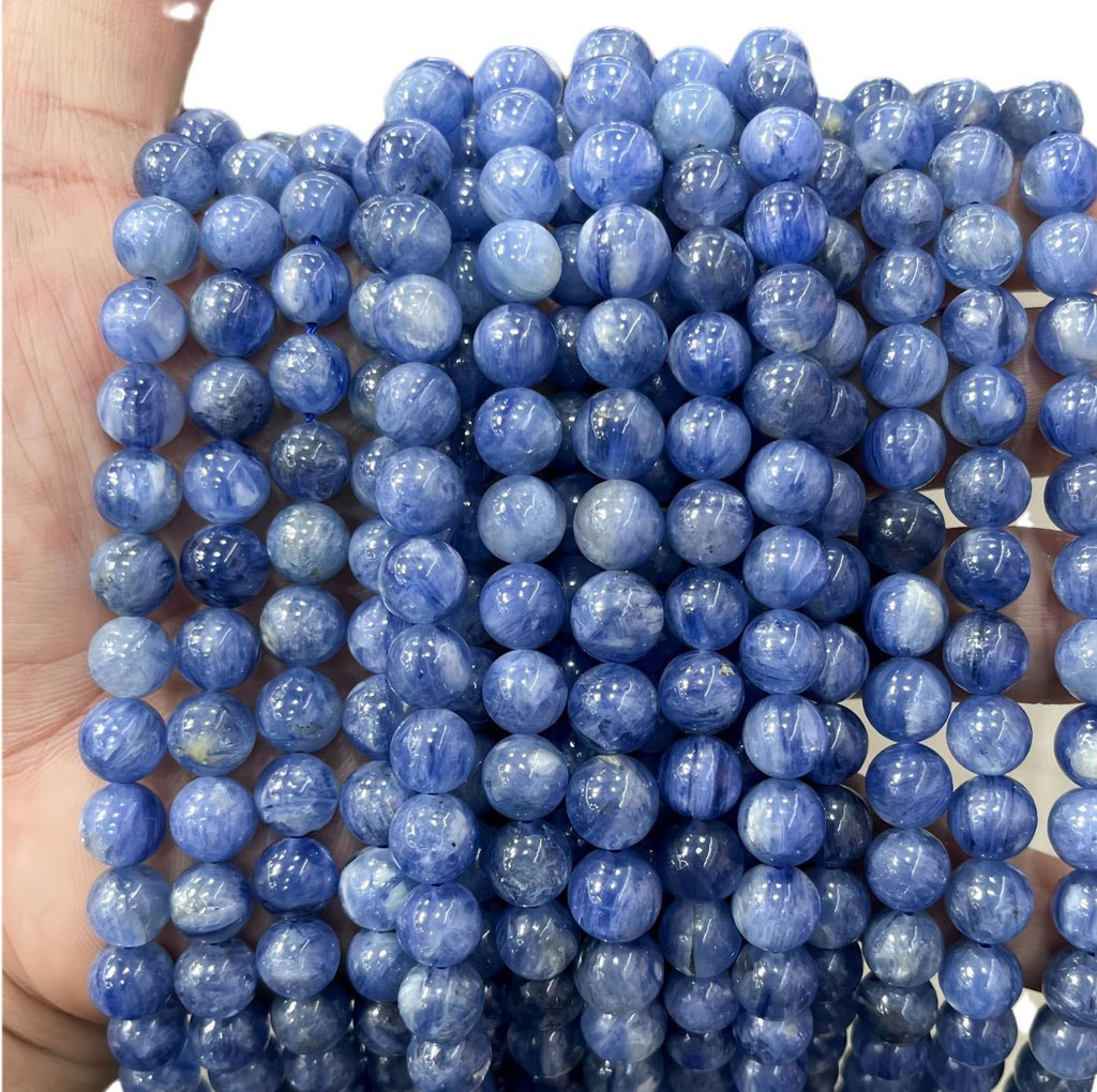 8/10mm Kyanite beads Wholesale - Free Shipping Over 300USD - Price at $ 29.00 /pc