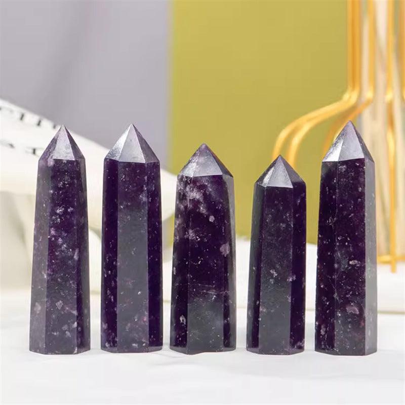 5-9cm Lepidolite tower point Wholesale - Free Shipping Over 300USD - Price at $ 39.00 /pc