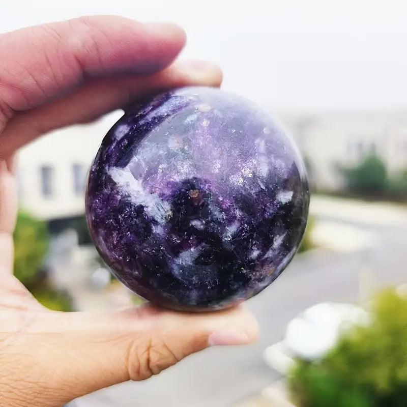 5-8cm Lepidolite sphere Wholesale - Free Shipping Over 300USD - Price at $ 50.00 /pc