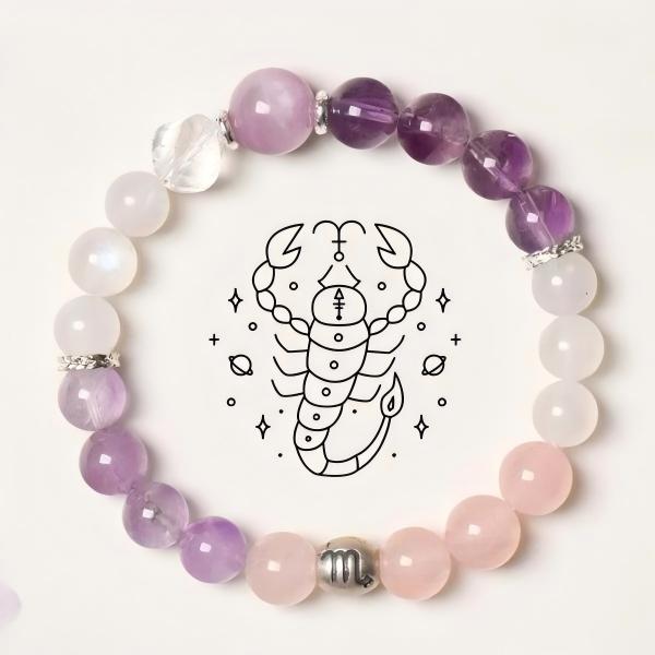 12 Zodiac Bracelets - S925 Silver Constellation Symbol Crystal Bracelets