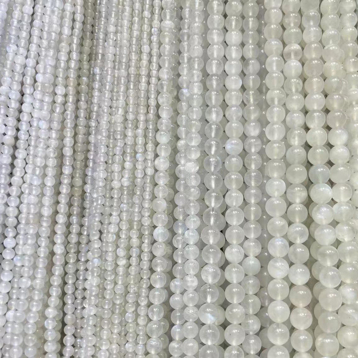 8/10mm Moonstone beads Wholesale - Free Shipping Over 300USD - Price at $ 6.60 /pc