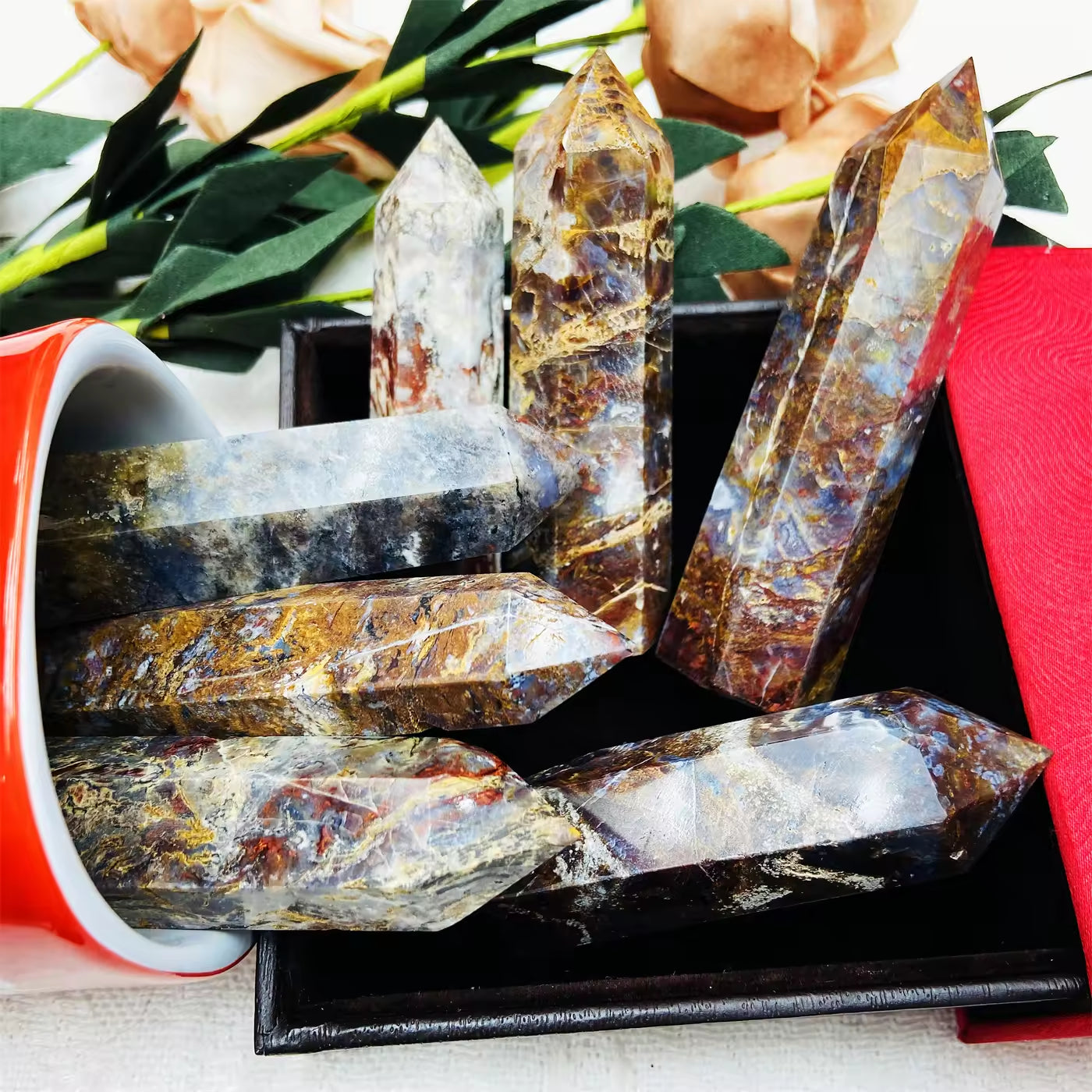 4-8cm pietersite tower 1kg
