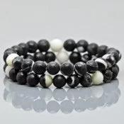 8mm zebra jasper bracelet