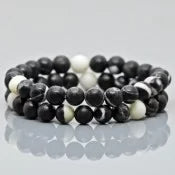 8mm zebra jasper bracelet