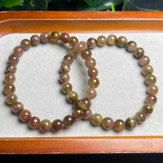 8mm watermelon tourmaline bracelet