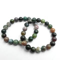 8mm indian agate bracelet