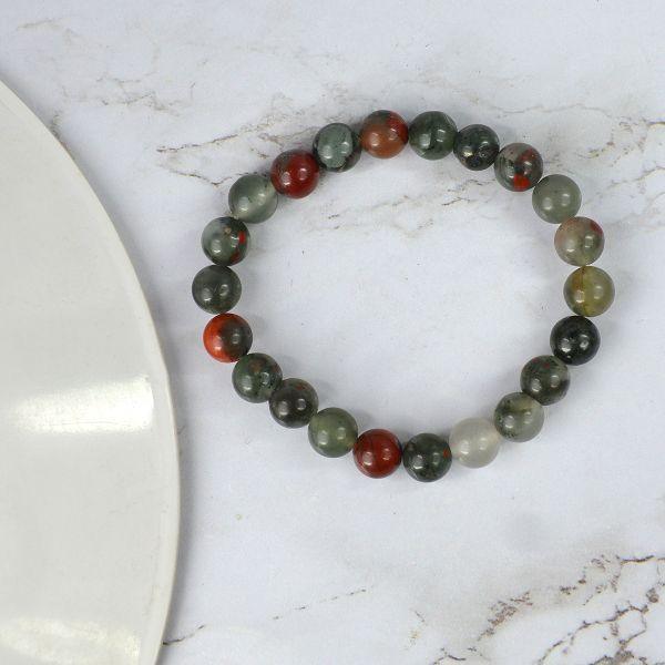8/10mm african bloodstone bracelet Wholesale - Free Shipping Over 300USD - Price at $ 1.80 /pc