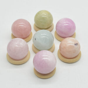 2-3cm morganite sphere