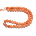 8mm orange calcite beads