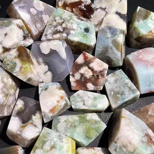 3-5cnm flower agate raw stone Wholesale - Free Shipping Over 300USD - Price at $ 22.00 /pc