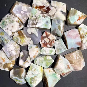 3-5cnm flower agate raw stone Wholesale - Free Shipping Over 300USD - Price at $ 22.00 /pc