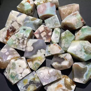 3-5cnm flower agate raw stone Wholesale - Free Shipping Over 300USD - Price at $ 22.00 /pc