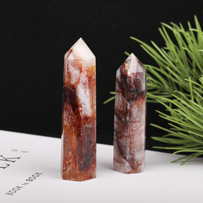 5-9cm fire quartz tower 1kg