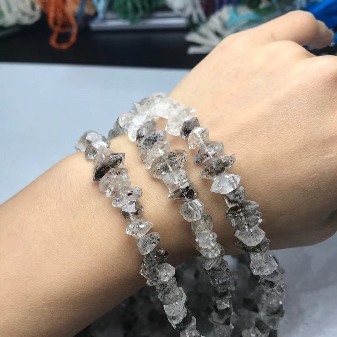 8-10mm herkimer diamond beads
