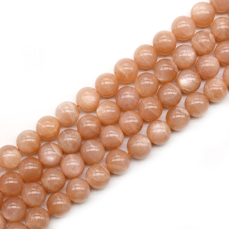 8mm peach moonstone beads