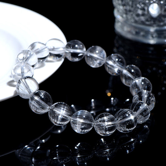 7-8mm white topaz bracelet