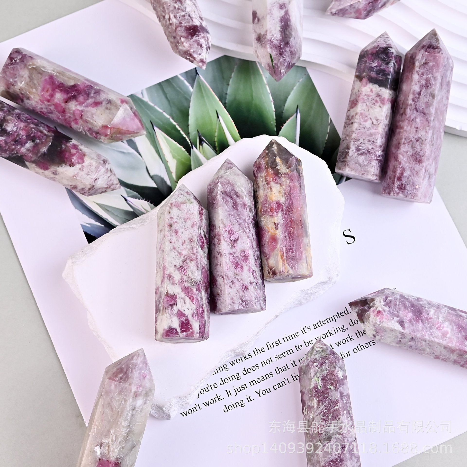 5-8cm pink tourmaline tower 1kg
