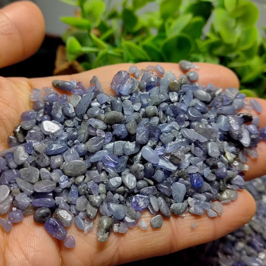 3-7mm raw tanzanite 100g