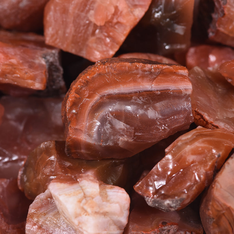 2-4cm raw red agate 1kg
