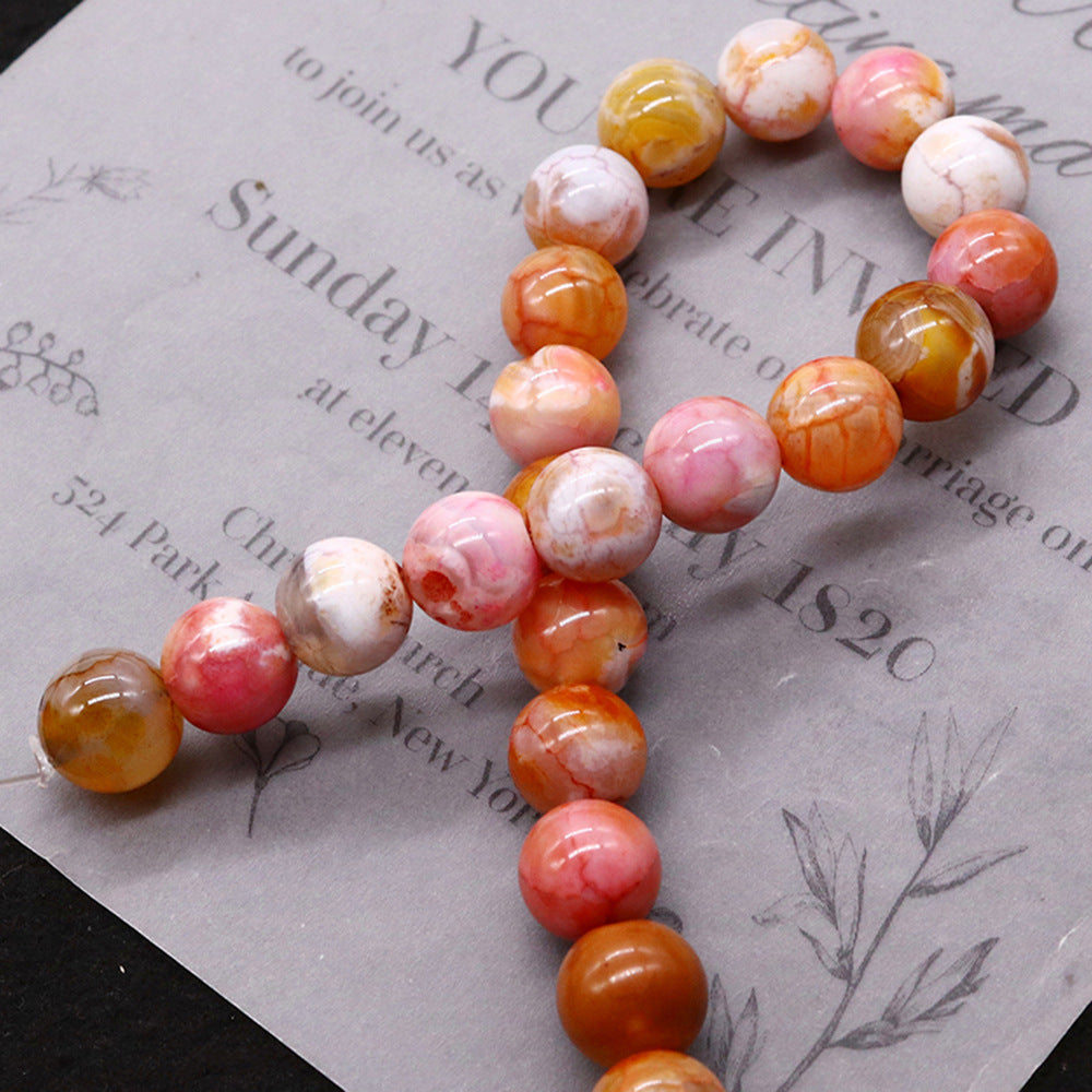 8mm fire agate beads